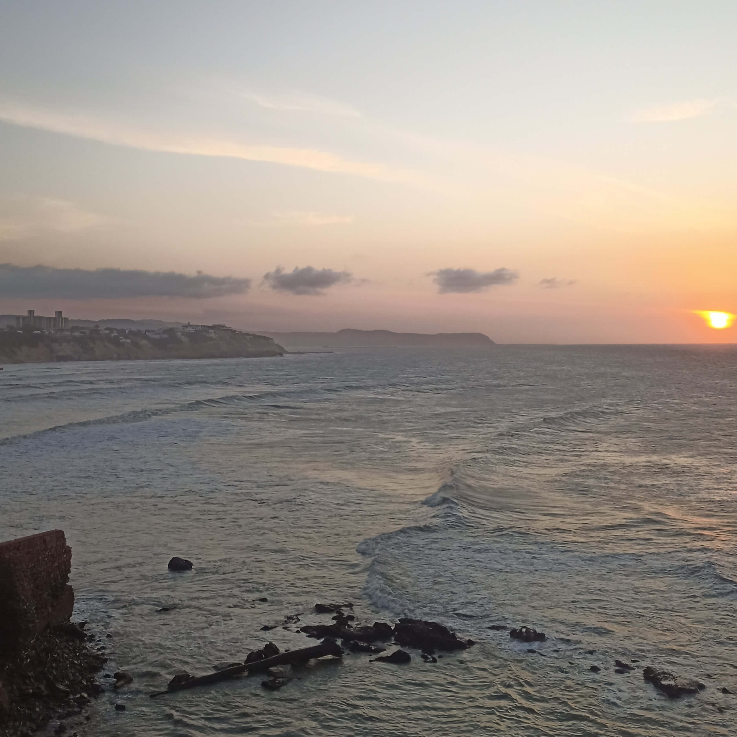 Atardecer en la playa