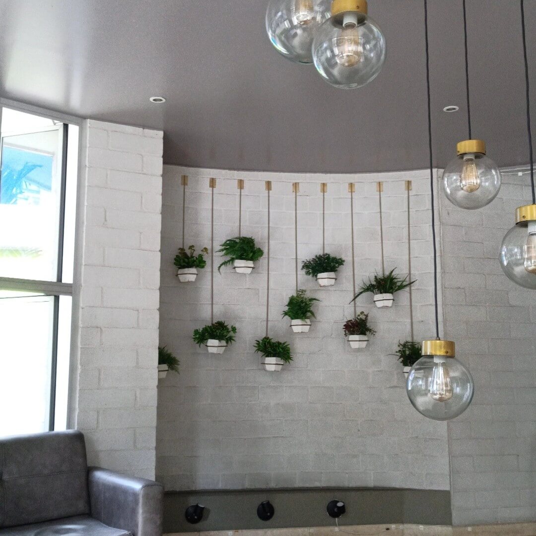 Decoración materas en la pared